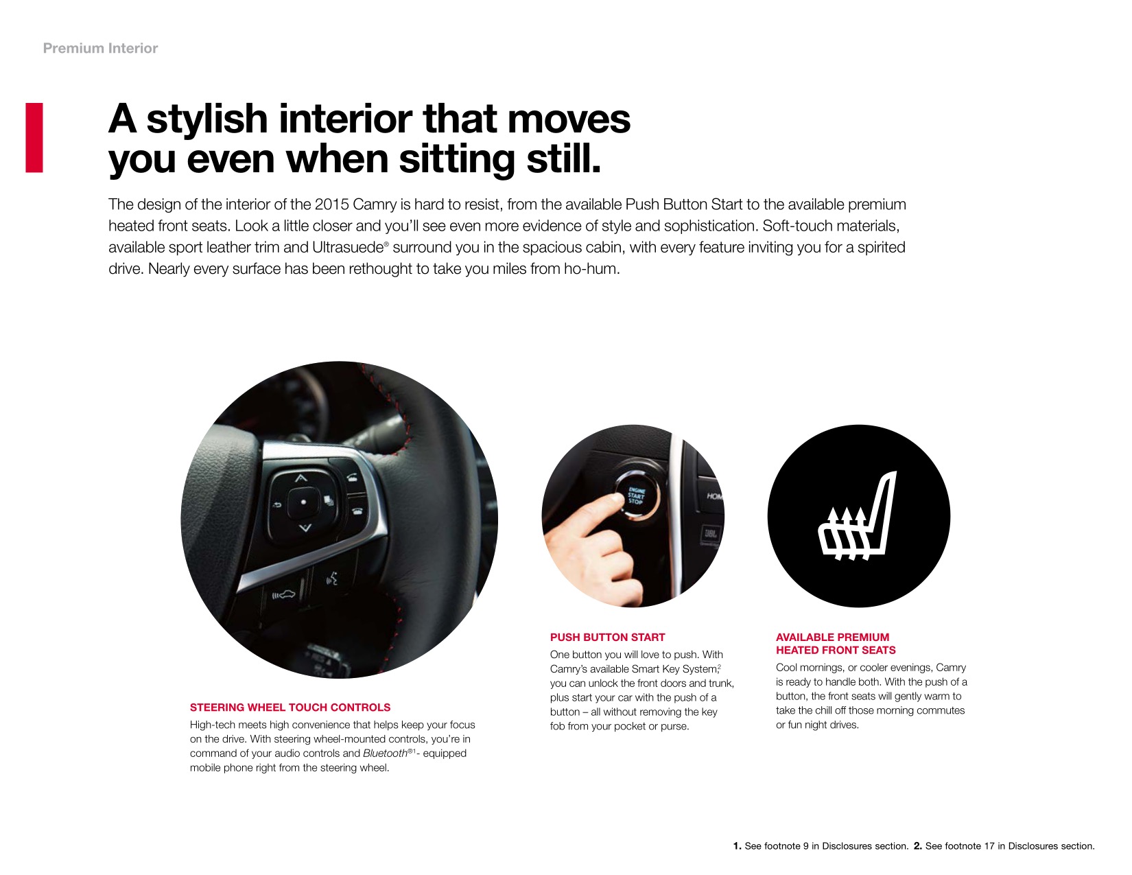 2015 Toyota Camry Brochure Page 6